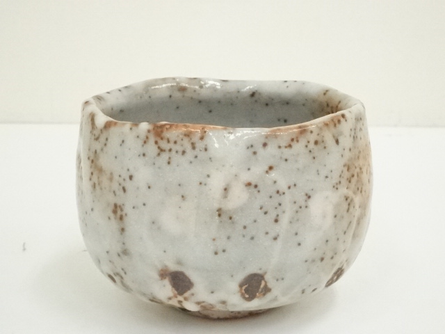 s640　水野古麦　紅志野　茶碗　共箱 道具 ] - 道具 水野古麦造 志野茶碗（共箱） | ネットショップ圭